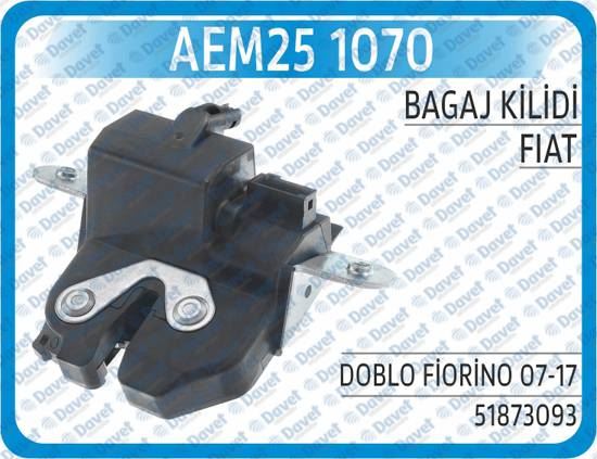 AEM 251070 Bagaj Kilidi Doblo Fiorino 07-17